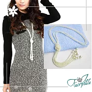 【伊飾童話】華麗珍珠*隨意打結流蘇長鍊