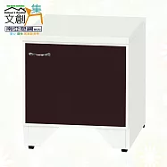 【文創集】南亞塑鋼 史畢爾多彩1.3尺單開門座鞋櫃(七色可選) 胡桃雙色