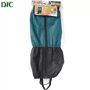 日本DIC超輕防潑水綁腿滑雪套登山腳套FC-110(有反光布塊；防蛇防蟲防雪防風防污防水蛭) 藍色