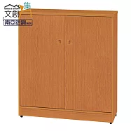 【文創集】雷凱 環保3.1尺南亞塑鋼二門鞋櫃 時尚木紋