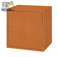 【文創集】泰亞 環保1.3尺南亞塑鋼開門置物櫃/收納櫃 時尚木紋