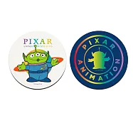 【Disney迪士尼】軟式珪藻土吸水杯墊 彩虹系列 珪藻土 杯墊 (2入/組)(10*10*0.5cm)【收納王妃】 三眼怪