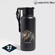 United by Blue 707-277 不鏽鋼保溫瓶 (32oz|945ml) / 城市綠洲 (保溫12h 保冷24h) 028-野牛-黑