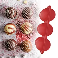 《KitchenCraft》英國 6格半球矽膠巧克力模2入 | 點心模具