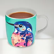 《Maxwell & Williams》瓷製馬克杯 | 水杯 茶杯 咖啡杯 - 綠翠鳥375ml