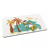【Disney迪士尼】軟式珪藻土吸水地墊 唐老鴨系列 珪藻土 地墊 (80*38*0.5cm) 豔陽唐老鴨