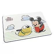 【Disney迪士尼】軟式珪藻土吸水地墊 Tsum系列 珪藻土 地墊 (60*40*0.5cm) 綠線米奇布魯托