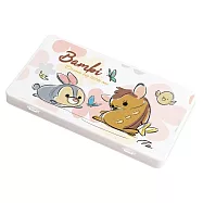 【Disney 迪士尼】隨身口罩收納盒 Tsum系列 口罩收納 收納盒 (18.4*10.4*1.5cm) 蝴蝶斑比