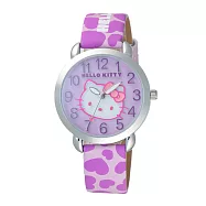 Hello Kitty 滿心歡喜造型錶-紫面
