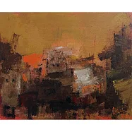 【玲廊滿藝】蔡仁德-樓房22x27cm
