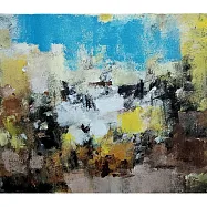 【玲廊滿藝】蔡仁德-都會景觀45x53cm