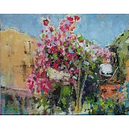 【玲廊滿藝】蔡仁德-屋外風景22x27cm