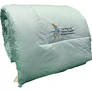 【U】1929Home Studio居家生活 - 比得兔 薄霧農莊精梳棉羊毛被-1KG (182*212) 淺綠色