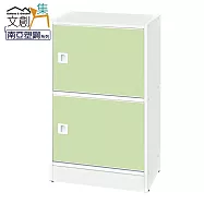 【文創集】希莉 環保1.4尺南亞塑鋼開放二門置物櫃/收納櫃 時尚雙色
