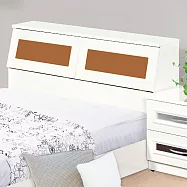 【文創集】南亞塑鋼 桑卡多彩5尺雙人床頭箱(七色可選+不含床底+不含床墊) 原木紋雙色