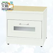 【文創集】南亞塑鋼 康特多彩1.6尺可上掀層板單抽屜座鞋櫃(七色可選) 米黃雙色