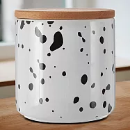 《Premier》白雲石密封罐 | 保鮮罐 咖啡罐 收納罐 零食罐 儲物罐 - 墨斑720ml