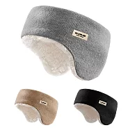 時尚保暖好搭配!! GOLOV.EJOY 耳罩 眼罩 髮帶 多功能貼心設計 防寒防風好實用 登山 運動 慢跑 購物逛街 化妝 居家休閒 舒適高彈性 灰色