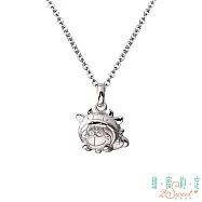 甜蜜約定 Doraemon 幸運牛哆啦A夢純銀墜子 送黑皮繩項鍊