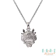 甜蜜約定 Doraemon 幸運龍哆啦A夢純銀墜子 送黑皮繩項鍊