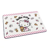 【Sanrio 三麗鷗】軟式珪藻土吸水地墊 珪藻土 地墊 軟式地墊 吸水地墊 (60*40*0.5cm) 擁抱HELLO KITTY