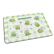 【Sanrio 三麗鷗】軟式珪藻土吸水地墊 珪藻土 地墊 軟式地墊 吸水地墊 (60*40*0.5cm) 玩樂大眼蛙