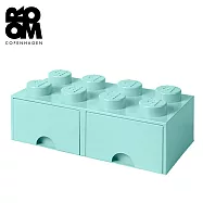 Room Copenhagen 樂高 LEGO® 八凸抽屜收納箱 水藍色