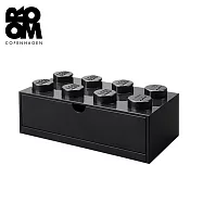 Room Copenhagen 樂高 LEGO® 樂高桌上型八凸抽屜收納箱 黑色