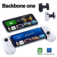 【BackBone One】《For ios》原裝進口 電玩遊戲手機控制器(PS、XBOX、Steam串流遊玩、各類手機遊戲) 黑色