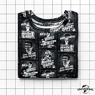 SLEEP NO MORE 100% 有機棉兒童圓領七分袖上衣-環球怪物聯名/黑白人像 4-6 Y