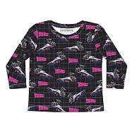 SLEEP NO MORE 100% 有機棉兒童圓領長袖上衣-回到未來聯名款/時光車 1.5-2 Y