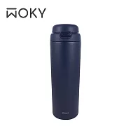 【WOKY 沃廚】All-P輕芯鈦瓷雙飲保溫瓶780ml(5色可選) 藍色