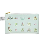 ☆すみっコぐらし角落生物10周年紀念版繪本風格鉛筆盒【企鵝的日常】粉綠色 企鵝的日常