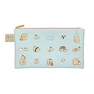 ☆すみっコぐらし角落生物10周年紀念版繪本風格鉛筆盒【企鵝的日常】粉綠色 豬排君的日常