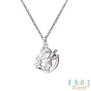 甜蜜約定2SWEET 出發的力量史奴比Snoopy純銀墜子 送黑皮繩項鍊