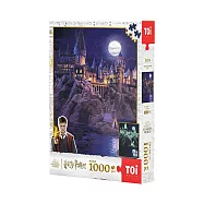 TOi圖益 【夜晚的霍格沃茨城堡-夜光】 拼圖1000片 DIY生日插畫桌遊畢業禮物