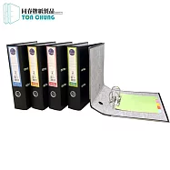 (12入1箱)同春 TG75S 環保PP合成紙 2孔拱型夾