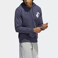 Adidas Trae 2 Doubt H [HG4437] 男 連帽上衣 帽T 運動 籃球 崔楊 舒適 亞洲版 藍