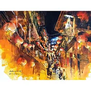 【玲廊滿藝】(阿力)余思瑩-越夜越美麗54x78cm