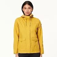 【HAKERS 哈克士】女款 3L輕量防風防潑水透氣外套(都會休閒/登山健行/戶外旅遊/防風外套/防水外套) L 香料黃