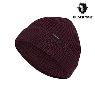 【BLACKYAK】FISHERMAN編織保暖帽 M 酒紅-58