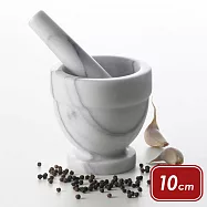 《EXCELSA》Pesto大理石磨搗組 | 研磨缽 磨藥機 搗泥器 杵臼 搗缽 - 10cm
