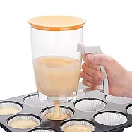 《TESCOMA》Delicia附蓋手壓式麵糊分配杯(1L)