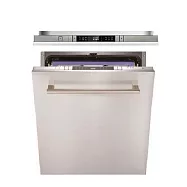 GlemGas 全嵌洗碗機60cm滑動門設計 GWQ7713R (跨區費另計)電壓 220V/60Hz 白