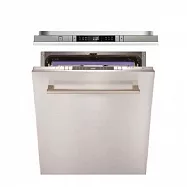 GlemGas 全嵌洗碗機60cm GWQ7713D (跨區費另計)電壓 220V/60Hz 白金