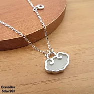 開運好物。祥雲如意天然和闐玉長命鎖吊墜925純銀項鍊.女用項鍊 (外鍍專櫃級正白K)