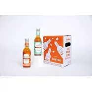 Zestea康普茶6瓶禮盒裝 300ML*6瓶(無添加、富含益生菌) 經典原味【原味*3+生烏龍*3】