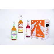 Zestea康普茶6瓶禮盒裝 300ML*6瓶(無添加、富含益生菌) 抗氧化【洛神花+檸檬草+生薑薑黃】
