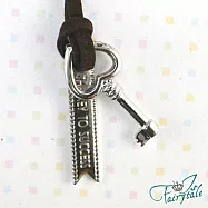 【伊飾童話】The Key Of Success*雙墜鍊 褐