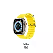 HOTGO Apple Watch 海洋錶帶 黃色